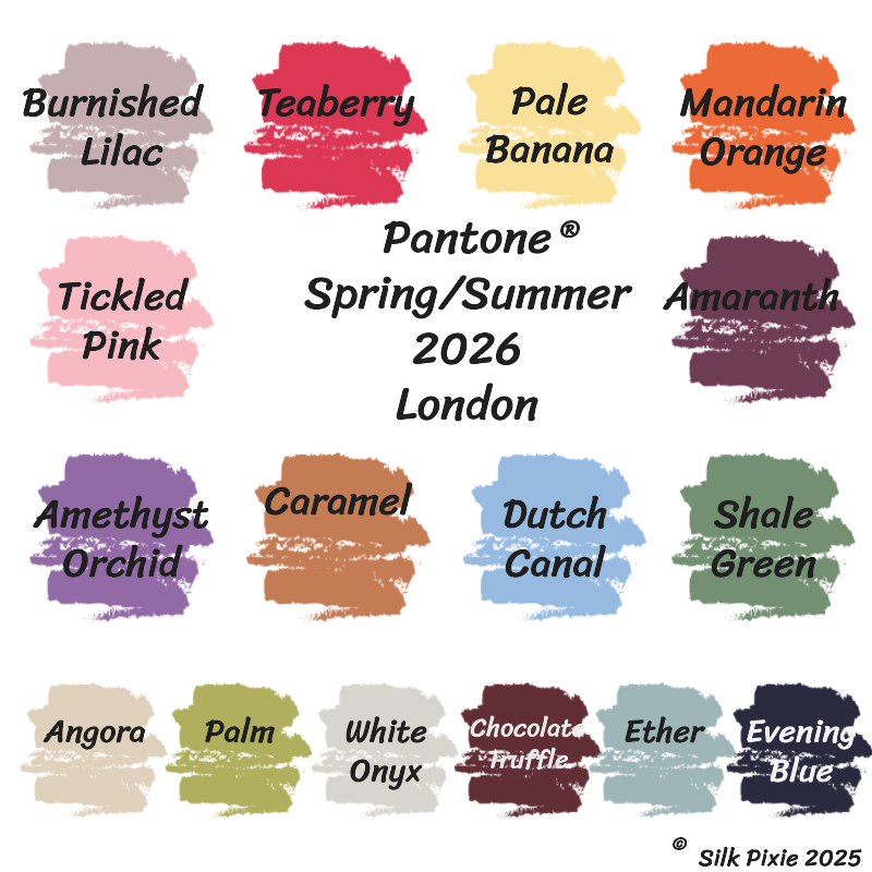 Pantone Colours Spring/Summer 2026