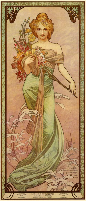 Mucha Spring 1900