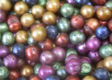 Dyed Pearls